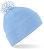 Beechfield CB450 Snowstar® Beanie - Sky Blue/White - One Size