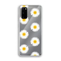Margrietjes: Samsung Galaxy S20 Transparant Hoesje