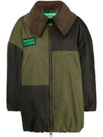 Barbour x Ganni veste bomber à empiècements contrastants - Vert