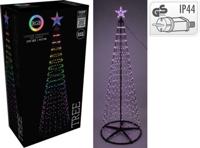 Verlichte boom 210 cm 370 led multi colour Verlichte boom 210 cm 370 led multi colour