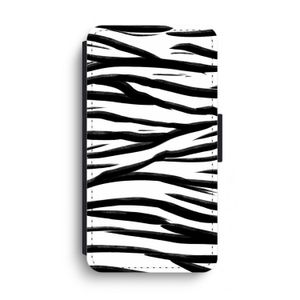 Zebra pattern: iPhone XS Max Flip Hoesje