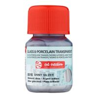 Royal Talens Talens Art Creation Glass & Porcelain Transparant Fles 30 ml - Blinkend Zilver 8015