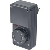 Brennenstuhl 1506120 Schakelklok Analoog 1800 W IP44 Schemerfunctie Brennenstuhl 1506120 Schakelklok Analoog 1800 W IP44 Schemerfunctie