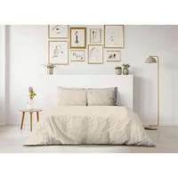 COMPLETO PIUMINO LOVELY HOME - 240x260 cm - 100% COTONE - BEIGE CREMA