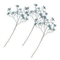 Kunstbloem Gipskruid - 3x - 60 cm - blauw - losse tak - kunst bloem - Gypsophila