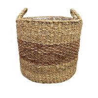 Ter Steege Plantenmand voor Binnen Zeegras Beige-Bruin D 26 cm H 23 cm