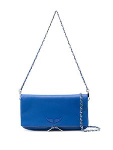 Zadig&Voltaire sac à bandoulière Rock en cuir - Bleu