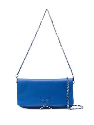 Zadig&Voltaire sac à bandoulière Rock en cuir - Bleu