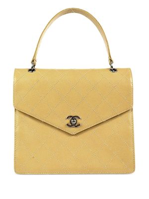 CHANEL Pre-Owned 1998 diamond-quilted tote bag - Tons neutres
