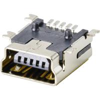 Mini-USB-B-inbouwbus Bus, inbouw horizontaal DS1104-B60SRS DS1104-B60SRS Connfly 1 stuk(s) - thumbnail