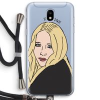 Mary Kate: Samsung Galaxy J5 (2017) Transparant Hoesje met koord