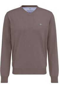 Fynch-Hatton Casual Fit Trui V-halsmodder, Effen