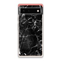 Zwart Marmer 2: Google Pixel 6 Transparant Hoesje