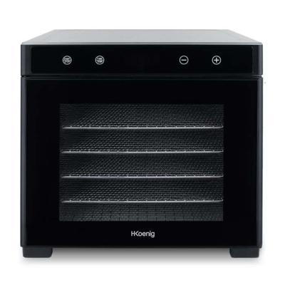 Voedseldroger - HKoeNIG - DSY900 - Timer - Variabele temperatuur - Vermogen 650 W