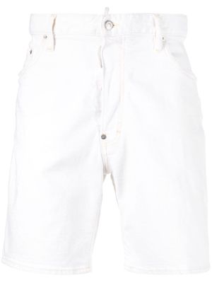 DSQUARED2 jean droit à cinq poches - Blanc