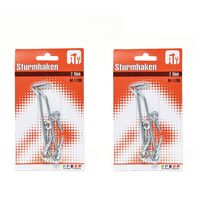 4x stuks stormhaken / windhaken 9,5 cm