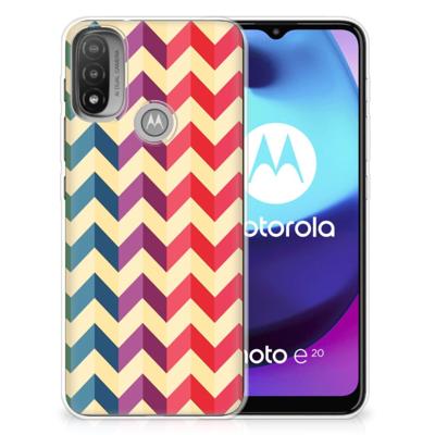 Motorola Moto E20 | E40 | TPU bumper | Zigzag Multi Color Motorola Moto E20 | E40 | TPU bumper | Zigzag Multi Color