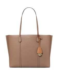 Tory Burch sac cabas en cuir à logo imprimé - Marron