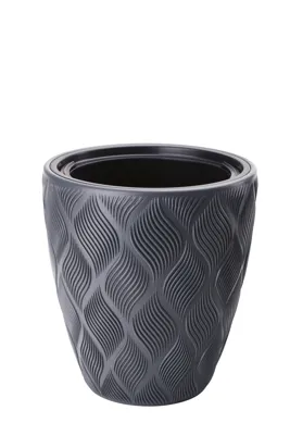 Vita bloempot Flow 40 antraciet Vita bloempot Flow 40 antraciet