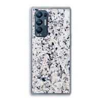 Gespikkelde marmer: Oppo Find X3 Neo Transparant Hoesje