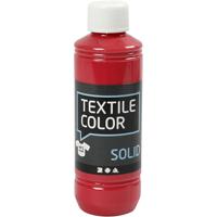Creativ Company Textile color dekkende textielverf - rood, 250ml