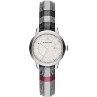 Horlogeband Burberry BU10103 Leder/Textiel Multicolor 14mm - thumbnail