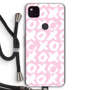XOXO: Pixel 4a 5G Transparant Hoesje met koord