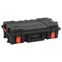 VidaXL Flightcase draagbaar 56,5x34x16 cm pp zwart VidaXL Flightcase draagbaar 56,5x34x16 cm pp zwart