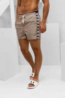 Dsquared2 Tape Logo Zwembroek Heren Lichtbruin - Maat 52 - XL - Kleur: Lichtbruin | Soccerfanshop Dsquared2 Tape Logo Zwembroek Heren Lichtbruin - Maat 52 - XL - Kleur: Lichtbruin | Soccerfanshop