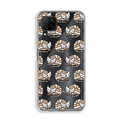 Slapende poes: Huawei P40 Lite Transparant Hoesje