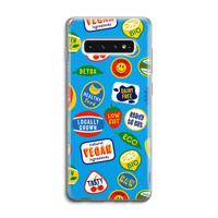 Fruitsticker: Samsung Galaxy S10 4G Transparant Hoesje