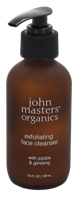 John Master Organic - Jmo Jojoba & Ginseng Exfoliating Face Cleanser 107ml Make-up verwijderaar en reiniger