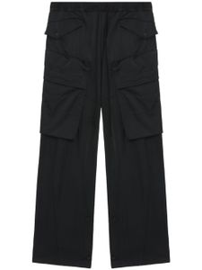 Julius pantalon ample à lien de resserrage - Noir