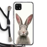 Daisy: Samsung Galaxy A22 5G Transparant Hoesje met koord