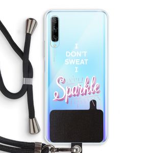 Sparkle quote: Huawei P Smart Pro Transparant Hoesje met koord
