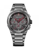 Horlogeband Hugo Boss HB-280-1-34-2886 / HB659002518 / HB1513361 Staal Antracietgrijs