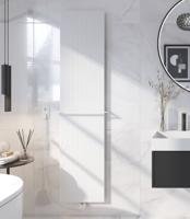 Ben Costela elektrische designradiator 700W 42x180cm wit met handdoekhouder