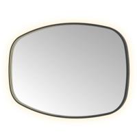 Hotbath &More Mirrors Contour LED Badkamerspiegel - Figuur - 80 x 120 cm - Geborsteld Zwart Pvd