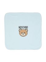 Moschino Kids couverture Teddy Bear à imprimé ourson - Bleu