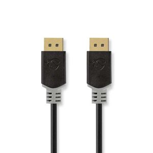 Nedis DisplayPort-Kabel | DisplayPort Male | DisplayPort Male | 3 m / Grijs | 1 stuks - CCBW37014AT30 CCBW37014AT30