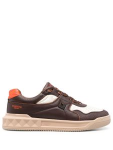 Valentino Garavani baskets Roman Stud - Marron