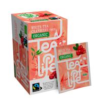 White Tea Cranberry - Biologisch & Fairtrade - Tea of Life - 25 theezakjes