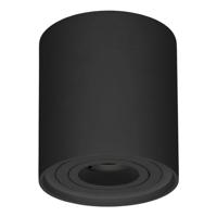 LED Opbouwspot Ray Rond - Kantelbaar - GU10 Fitting - Opbouwspot - Voor binnen - Vervangbare afdekring - Zwart