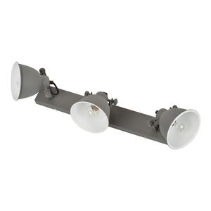 Urban Interiors Stoere spot 'Industrial' 3-lichts, kleur Vintage Grey