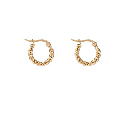 Go Dutch Label Oorringen Twisted Goud