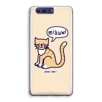 Miauw: Honor 9 Transparant Hoesje Miauw: Honor 9 Transparant Hoesje