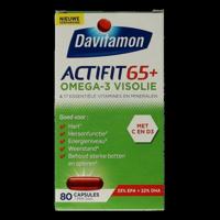 Actifit 65+ omega 3 80 Capsules