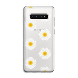 Margrietjes: Samsung Galaxy S10 4G Transparant Hoesje