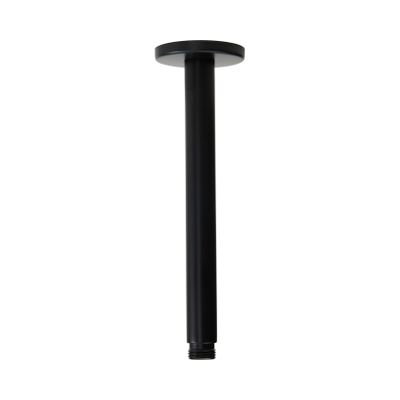 Douchearm Blue Label Brondby | 20 cm | Plafond montage | Messing | Rond | Zwart mat