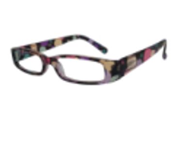 HIP Leesbril multicolour/stip +1.0